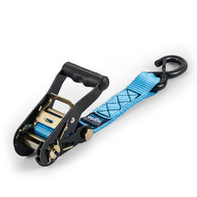 Laden Sie das Bild in den Galerie-Viewer, Mishimoto Heavy-Duty Ratchet Tie-Down Kit (2-Pack) - Blue