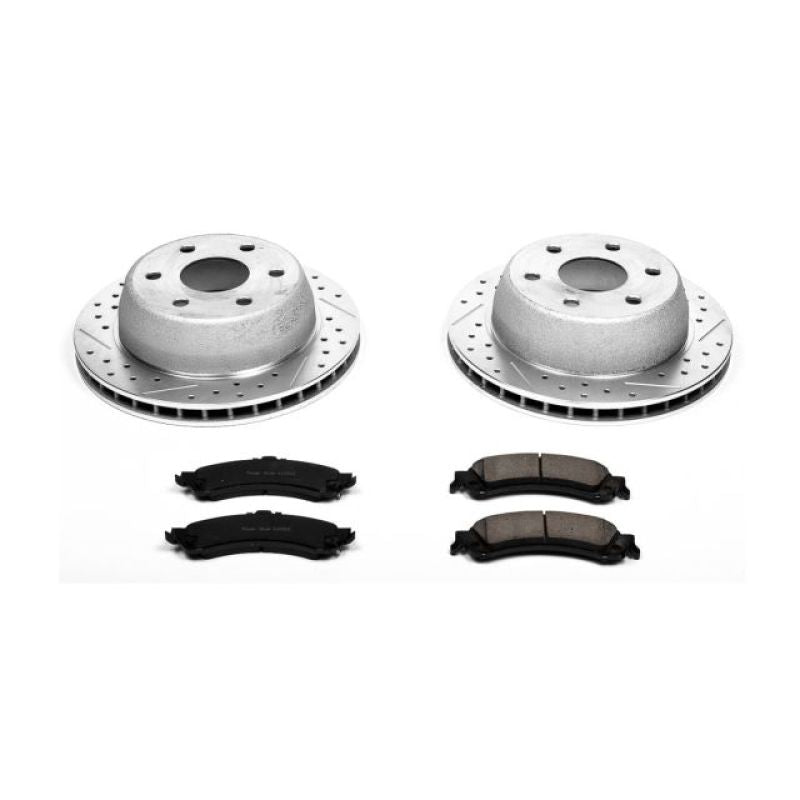 Power Stop 02-06 Cadillac Escalade Rear Z23 Evolution Sport Brake Kit - 2to4wheels