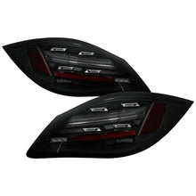 Charger l&#39;image dans la galerie, Spyder Porsche 987 Cayman 06-08 / Boxster 09-12 LED Tail Lights - Sequential Signal - Smoke