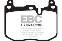 गैलरी व्यूवर में इमेज लोड करें, EBC 14+ BMW M3 3.0 Twin Turbo (F80) Redstuff Front Brake Pads