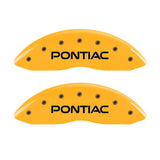MGP 4 Caliper Covers Engraved Front Pontiac Rear Gto Yellow Finish Black Char 2004 Pontiac GTO