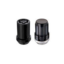 Laden Sie das Bild in den Galerie-Viewer, McGard SplineDrive Tuner 4 Lug Install Kit w/Locks &amp; Tool (Cone) M12X1.5 / 13/16 Hex - Black