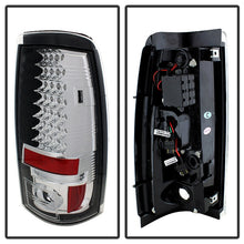 Laden Sie das Bild in den Galerie-Viewer, Spyder Chevy Silverado 1500/2500 03-06 (Does Not Fit Stepside)LED Tail Lights Chrm ALT-YD-CS03-LED-C