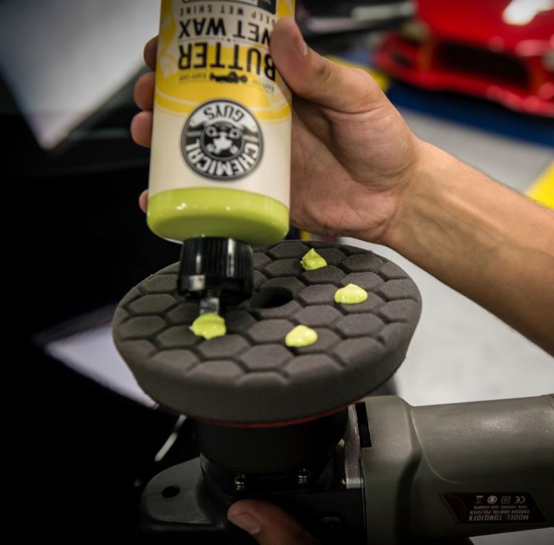 Chemical Guys Hex-Logic Quantum Finishing Pad - Black - 5.5in - Single