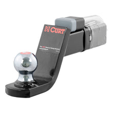 Carica l&#39;immagine nel visualizzatore di Gallery, Curt Towing Starter Kit w/2in Ball (2in Shank 7500lbs 4in Drop)
