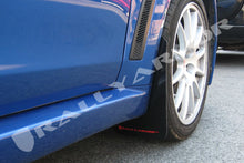 Cargar imagen en el visor de la galería, Rally Armor 2008+ Mitsubishi EVO X UR Black Mud Flap w/ Red Logo