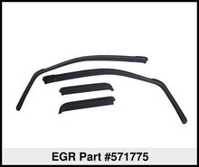 Charger l'image dans la galerie, EGR 14+ Chev Silverado/GMC Sierra Crw Cab In-Channel Window Visors - Set of 4 - Matte (571775)