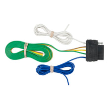 Load image into Gallery viewer, Curt 5-Way Flat Connector Socket w/60in Wires (Vehicle Side Packaged)