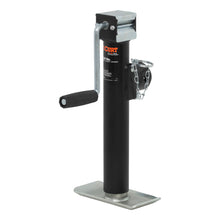 Carica l&#39;immagine nel visualizzatore di Gallery, Curt Pipe-Mount Swivel Jack w/Side Handle (2000lbs 10in Travel)