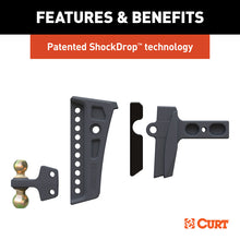 Carica l&#39;immagine nel visualizzatore di Gallery, Curt Rebellion XD 2.5in Cushion Hitch Ball Mount