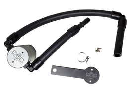 J&L 18-20 Kia Stinger GT 3.3TT Passenger Side Oil Separator 3.0 - Clear Anodized