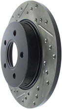 Charger l&#39;image dans la galerie, StopTech 12-15 Ford Focus w/ Rear Disc Brakes Rear Right Slotted &amp; Drilled Rotor