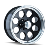 ION Type 171 20x9 / 8x170 BP / 0mm Offset / 130.8mm Hub Black/Machined Wheel