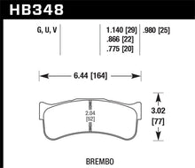 Carica l&#39;immagine nel visualizzatore di Gallery, Hawk Brembo Disc DTC-70 w/ 1.140in Thickness Race Brake Pads