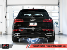 Charger l&#39;image dans la galerie, AWE Tuning Audi B9 SQ5 Non-Resonated Touring Edition Cat-Back Exhaust - No Tips (Turn Downs)