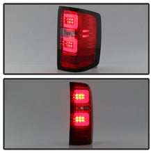 Cargar imagen en el visor de la galería, Spyder Chevy Silverado 2016-2017 Light Bar LED Tail Lights - Red Clear ALT-YD-CS16-LED-RC