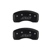 Carica l&#39;immagine nel visualizzatore di Gallery, MGP 4 Caliper Covers Engraved Front &amp; Rear Impala style/SS Red finish silver ch