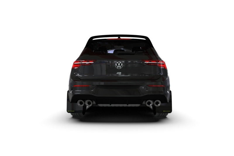 Rally Armor MK8 Volkswagen Golf GTI/R UR Black Mud Flap w/ Gray Logo