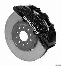Carica l&#39;immagine nel visualizzatore di Gallery, Wilwood SX6R Front Brake Kit 14in GT Slotted Black 05-13 Chevy Corvette