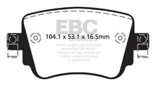 गैलरी व्यूवर में इमेज लोड करें, EBC 15+ Volkswagen GTi 2.0 Turbo Ultimax2 Rear Brake Pads