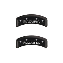 Carica l&#39;immagine nel visualizzatore di Gallery, MGP 4 Caliper Covers Engraved Front &amp; Rear Acura Red finish silver ch