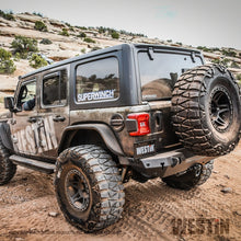 गैलरी व्यूवर में इमेज लोड करें, Westin 18-19 Jeep Wrangler JL WJ2 Rear Bumper w/  Sensors (Excl. Wrangler JK) - Textured Black - 2to4wheels