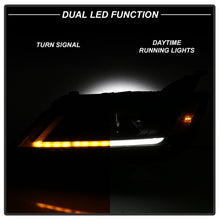 Charger l&#39;image dans la galerie, xTune 14-18 Chevy Impala (Excl Limited) DRL Halogen Proj Headlights - Blk (PRO-JH-CIM15-LB-BK)