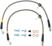 Carica l&#39;immagine nel visualizzatore di Gallery, StopTech Stainless Steel Front Brake lines for 93-98 Supra