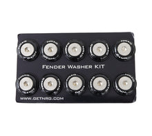 गैलरी व्यूवर में इमेज लोड करें, NRG Fender Washer Kit w/Rivets For Plastic (Black) - Set of 10