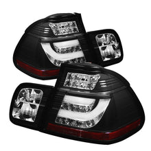 Laden Sie das Bild in den Galerie-Viewer, Spyder BMW E46 3-Series 02-05 4Dr Light Bar Style LED Tail Lights Black ALT-YD-BE4602-4D-LBLED-BK