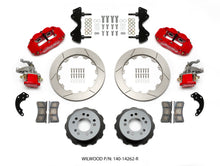 गैलरी व्यूवर में इमेज लोड करें, Wilwood Narrow Superlite 4R / MC4 Rear Kit 12.88 Red Currie Pro-Tour Unit Bearing Floater
