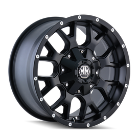 Mayhem 8015 Warrior 18x9 / 8x165.1 BP / -12mm Offset / 130.8mm Hub Matte Black Wheel