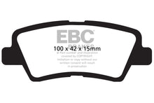 गैलरी व्यूवर में इमेज लोड करें, EBC 12 Hyundai Elantra 1.8 Yellowstuff Rear Brake Pads