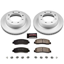 Carica l&#39;immagine nel visualizzatore di Gallery, Power Stop 05-08 Ford F-250 Super Duty Front Z17 Evolution Geomet Coated Brake Kit