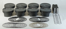 Carica l&#39;immagine nel visualizzatore di Gallery, Mahle MS Piston Set GM LS 376ci 4.07in Bore 3.622in Stk 6.125in Rod .927 Pin -12cc 9.3 CR Set of 8