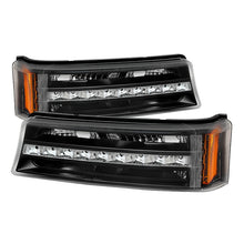 Carica l&#39;immagine nel visualizzatore di Gallery, Xtune Chevy Silverado 03-06 / Avalanche 02-06 LED Bumper Lights Black CBL-JH-CS03-LED-BK