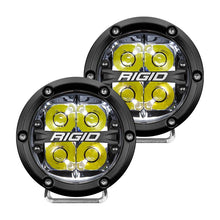 Carica l'immagine nel visualizzatore di Gallery, Rigid Industries 360-Series 4in LED Off-Road Spot Beam - White Backlight (Pair)