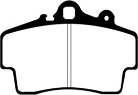 EBC 97-99 Porsche Boxster (Cast Iron Rotors only) 2.5 Redstuff Front Brake Pads - 2to4wheels