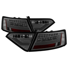 Laden Sie das Bild in den Galerie-Viewer, Spyder 08-12 Audi A5 LED Tail Lights - Smoke ALT-YD-AA508V2-LED-SM