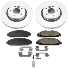 Carica l&#39;immagine nel visualizzatore di Gallery, Power Stop 15-19 Ford Mustang Front Z17 Evolution Geomet Coated Brake Kit