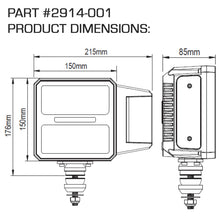 Cargar imagen en el visor de la galería, Oracle Lighting Multifunction LED Plow Headlight with Heated Lens 5700K