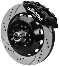 गैलरी व्यूवर में इमेज लोड करें, Wilwood 70-81 FBody/75-79 A&amp;XBody FNSL6R Frt BBK 14in D/S Rtr Blk Calipers Use w/ Pro Drop Spindle
