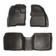 Laden Sie das Bild in den Galerie-Viewer, Husky Liners 09-12 Ford Flex/10-12 Lincoln MKT WeatherBeater Combo Black Floor Liners