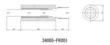 Carica l&#39;immagine nel visualizzatore di Gallery, HKS Universal Stainless Hi Power 170mm Titanium Muffler