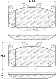 StopTech Street Select Brake Pads - Front