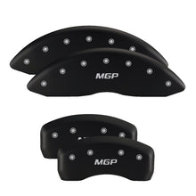 Cargar imagen en el visor de la galería, MGP Front set 2 Caliper Covers Engraved Front MGP Red finish silver ch