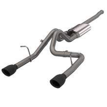 Cargar imagen en el visor de la galería, QTP 2018+ Jeep Wrangler JL 304SS Screamer Cat-Back Exhaust 4DR w/4in Black Tips