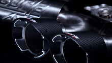 गैलरी व्यूवर में इमेज लोड करें, Borla 2020 Chevrolet Corvette C8 6.2L ATAK 3in Exhaust System Dual Round Angle Cut Carbon Fiber Tips