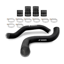Carica l&#39;immagine nel visualizzatore di Gallery, Mishimoto 99-03 Ford 7.3L Powerstroke PSD Silver Intercooler Kit w/ Black Pipes