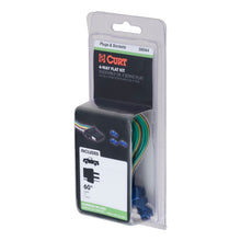 Load image into Gallery viewer, Curt 4-Way Flat Connector Socket w/60in Wires &amp; Hardware (Vehicle Side Packaged)